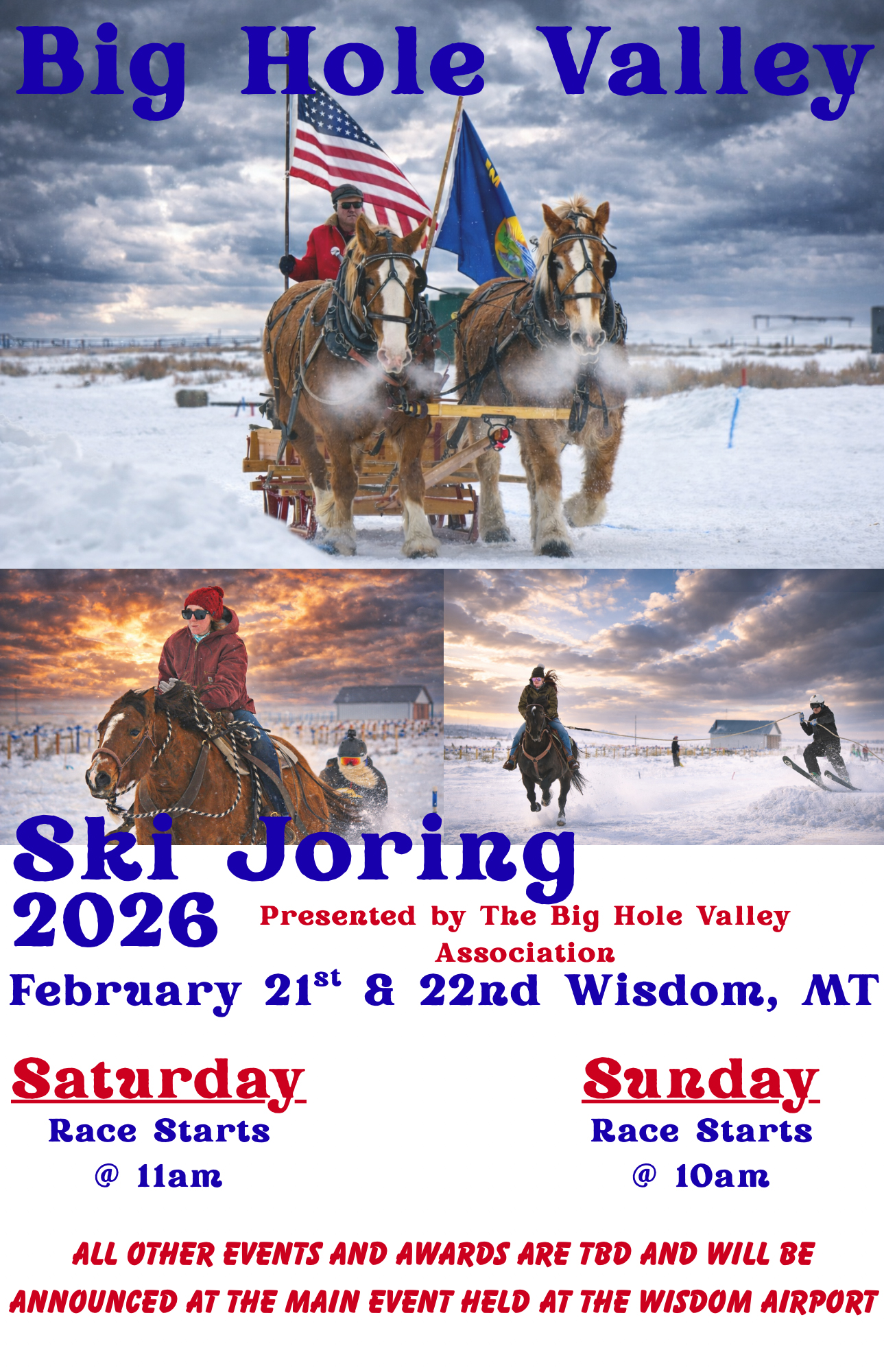 Skie Joring Bighole Valley - Jackson MT